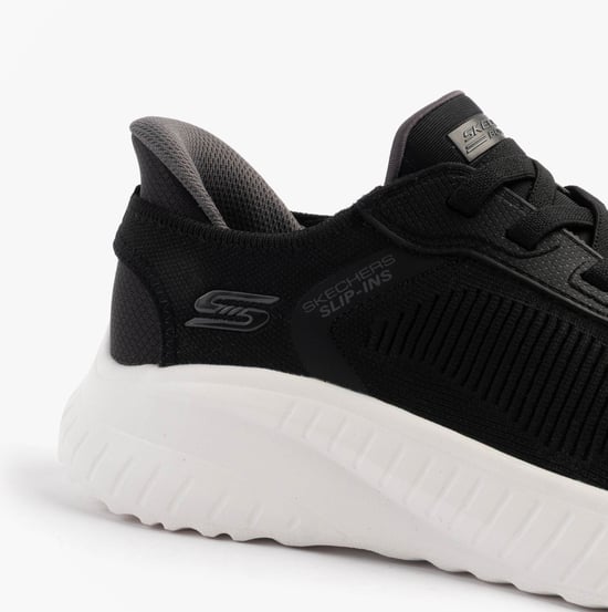 Skechers Bob Squad Chaos - Solid Step Herren-Sneakers - Schwarz - Image 6
