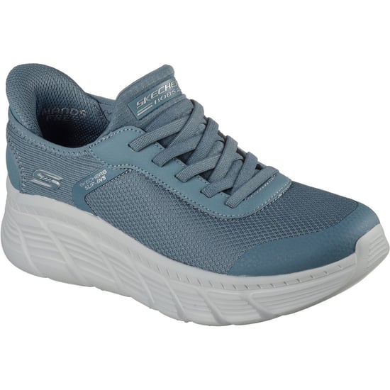 Skechers BOBS Flex Hi Linear Force Textil Damen Sneaker in Schiefergrau - Image 1