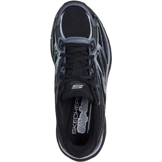 Skechers Stamina Sport Damen Schwarze Turnschuhe - Image 3