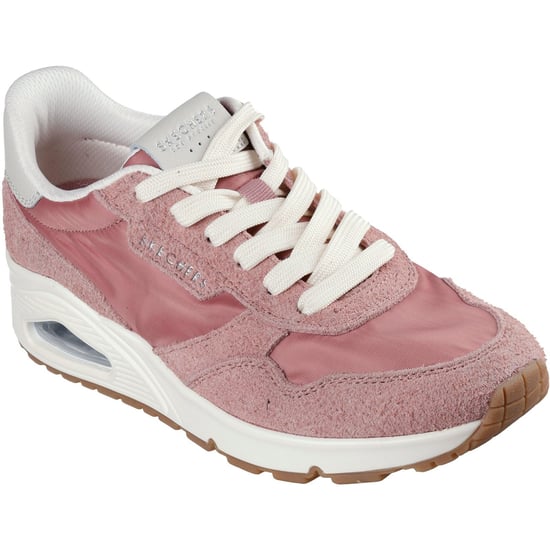 Skechers Uno Vintage Dayz Leder Damen Rose Sneakers - Image 1