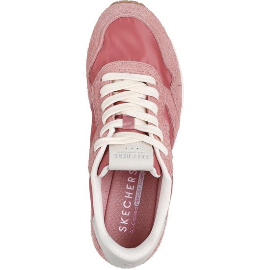 Skechers Uno Vintage Dayz Leder Damen Rose Sneakers - Image 3
