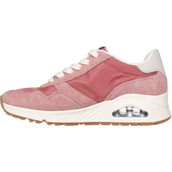 Skechers Uno Vintage Dayz Leder Damen Rose Sneakers - Image 4