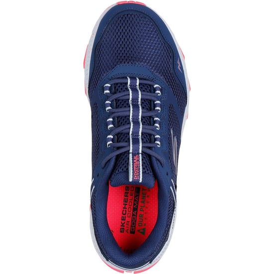 Skechers Performance GO RUN Trail Altitude 2.0 Ravine Damen Ledersneaker In Marineblau/Orange - Image 3