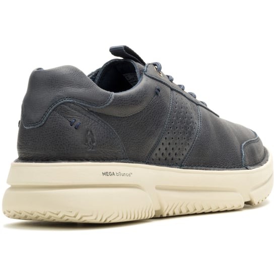 Hush Puppies Baylor Leder Herren Sneakers in Marineblau - Image 2