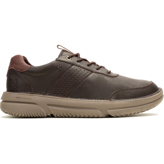 Hush Puppies Baylor Leder Herren Sneakers in Braun - Image 6