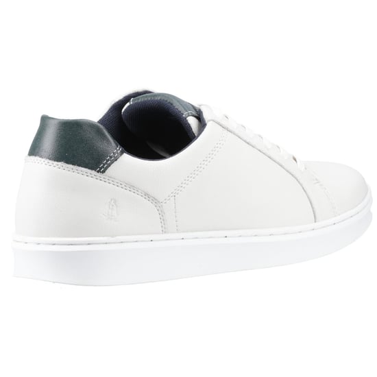 Hush Puppies Madden Leder Herren Weiße Sneakers - Image 2