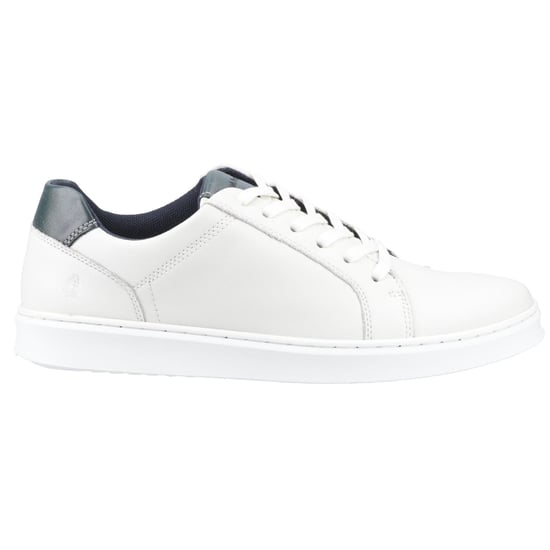 Hush Puppies Madden Leder Herren Weiße Sneakers - Image 5