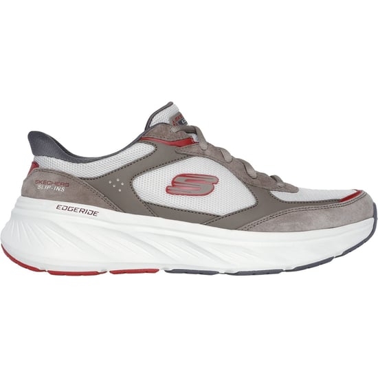 Skechers Edgeride Erlon Herren Sneaker Aus Braunem/mehrfarbigem Leder - Image 2