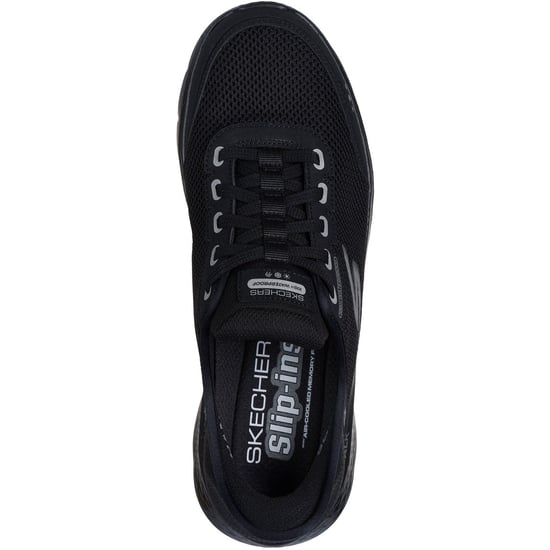 Skechers GO WALK Flex Textile Herrenschwarze Sneakers - Image 3