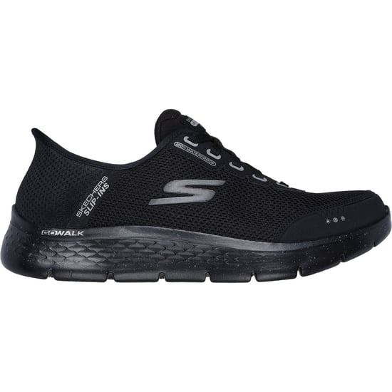 Skechers GO WALK Flex Textile Herrenschwarze Sneakers - Image 5