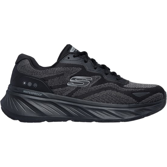 Skechers Edgeride Konzo Textile Herrenschwarze Sneakers - Image 2
