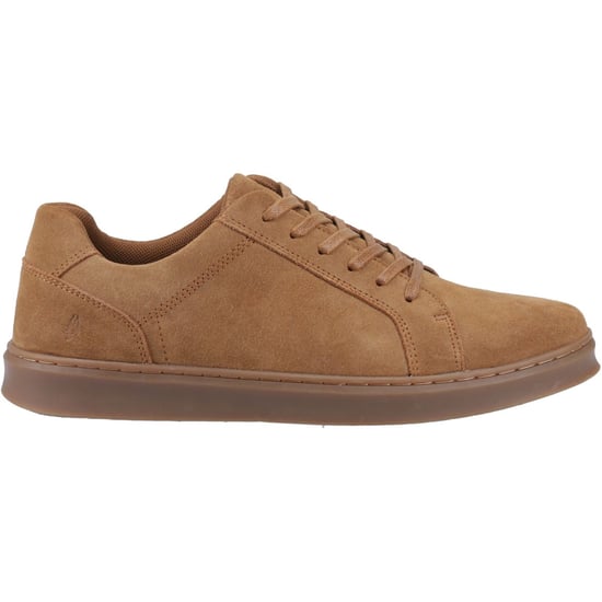 Hush Puppies Madden Herren Wildleder Turnschuhe In Beige - Image 4
