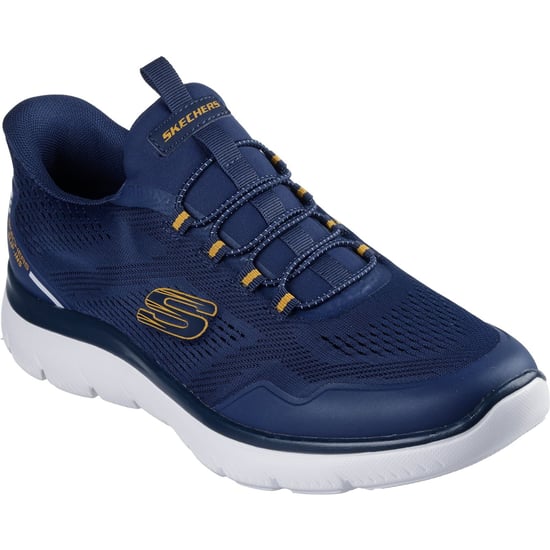 Skechers Summits Top Rate Herren Sneaker In Marineblau/gelb - Image 1