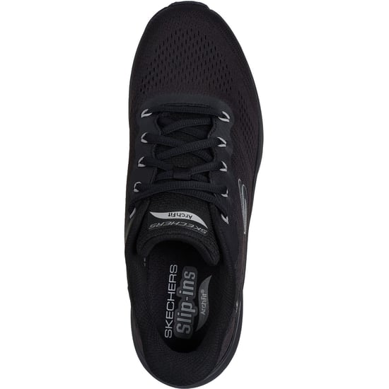Skechers Arch Fit 2.0 Lestur Textile Herrenschwarze Sneakers - Image 3