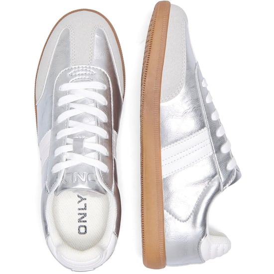 NUR Amber Polyester Damen Silberne Sneaker - Image 3