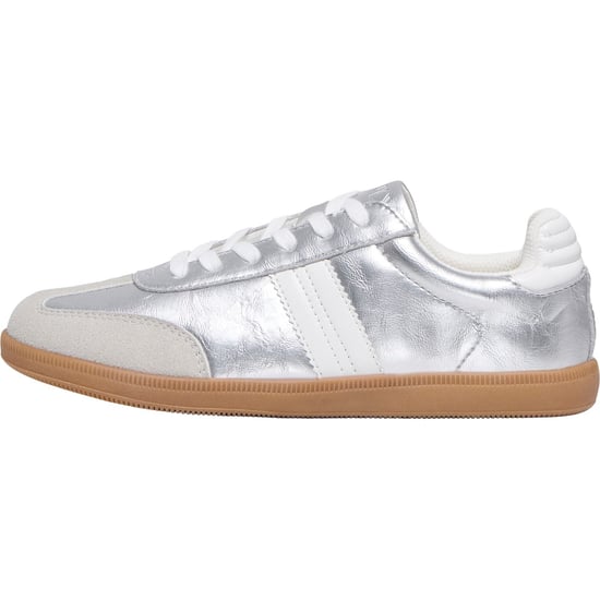 NUR Amber Polyester Damen Silberne Sneaker - Image 4