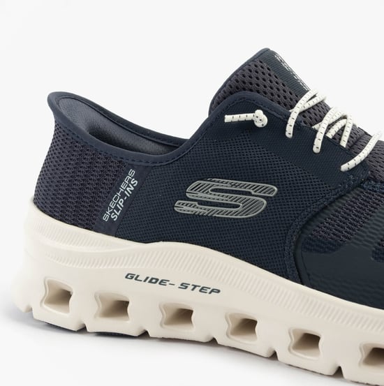 Skechers Glide-Step Pro Herren Sneaker Navy/Grau - Image 6