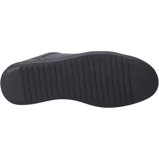 Hush Puppies Madden Leder Herren schwarze Sneakers - Image 3