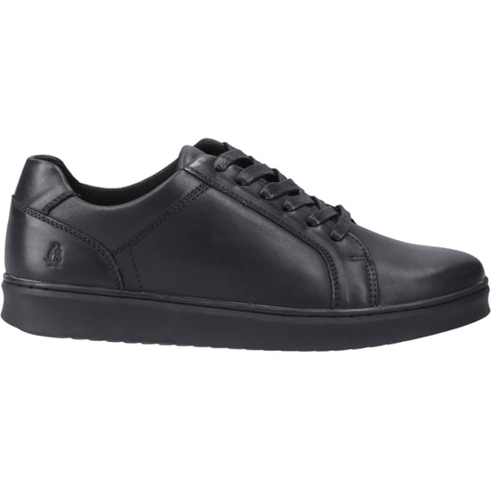 Hush Puppies Madden Leder Herren schwarze Sneakers - Image 5