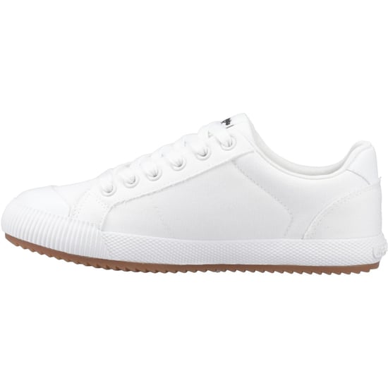 Rocket Dog Cheery Niedrig Baumwolle Damen Weiße Sneakers - Image 4