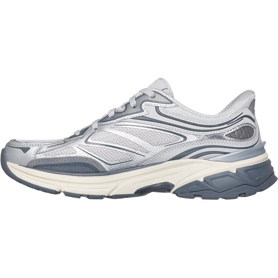 Skechers Stamina Sport Damen Silberne Sneaker - Image 4