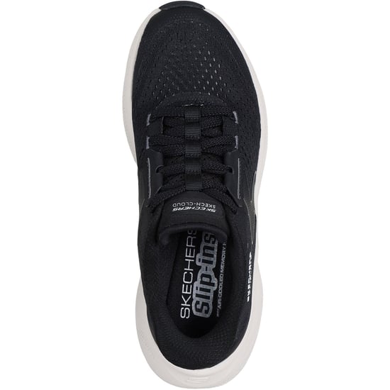 Skechers Skech Cloud Plush Horizon Polyester Damen Schwarz/Weiß Sneaker - Image 3