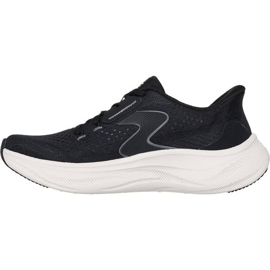 Skechers Skech Cloud Plush Horizon Polyester Damen Schwarz/Weiß Sneaker - Image 4