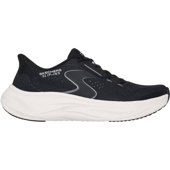 Skechers Skech Cloud Plush Horizon Polyester Damen Schwarz/Weiß Sneaker - Image 5