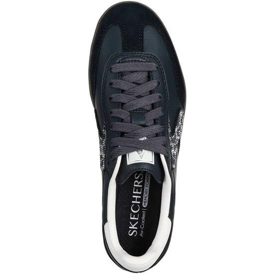 Skechers Hotshot Funkelnde Punkte Damen Schwarz/Weiß Sneakers - Image 3