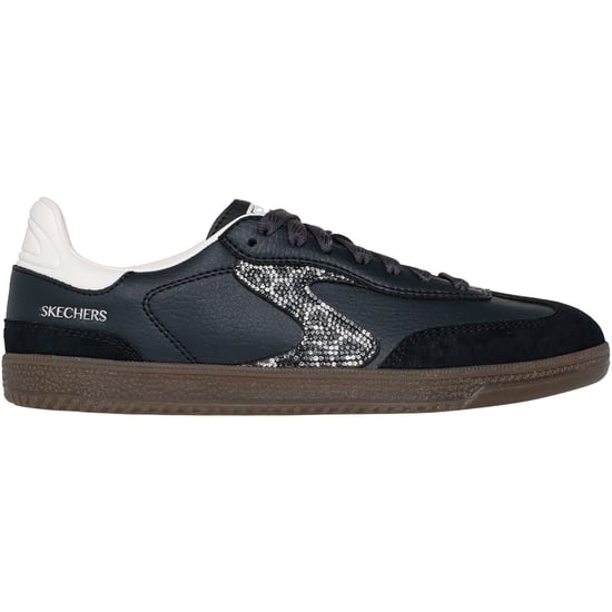 Skechers Hotshot Funkelnde Punkte Damen Schwarz/Weiß Sneakers - Image 5