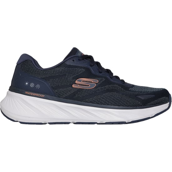 Skechers Edgeride Konzo Herren Textil Sneaker In Marineblau/orange - Image 5