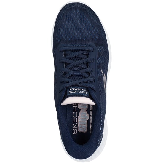 Skechers Go Walk Now Khloe Textil Damen Sneaker Navy/Weiß - Image 3