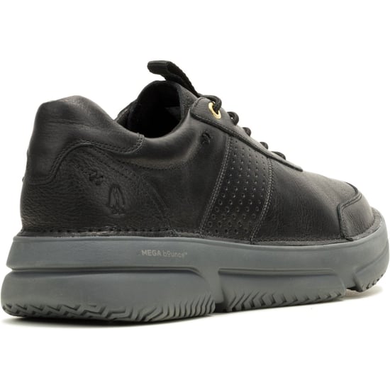 Hush Puppies Baylor Leder Herren schwarze Sneakers - Image 2