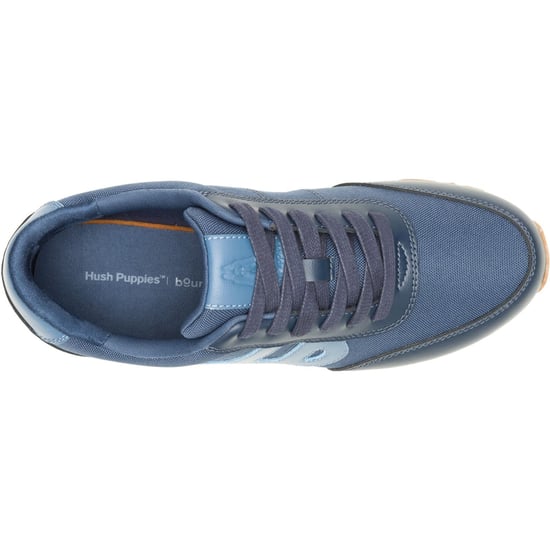 Hush Puppies Seventy8 Herrenblaue Ledersneaker - Image 4