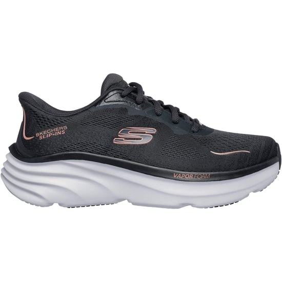 Skechers D'Lux Vapor Clear Horizon Textil Damen Sneaker Schwarz - Image 2