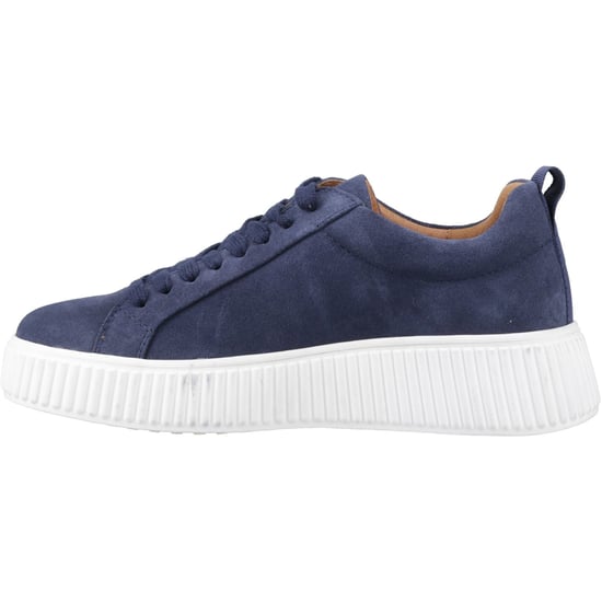 Hush Puppies Harlow Suede Damen Sneaker aus Wildleder in Indigoblau - Image 4