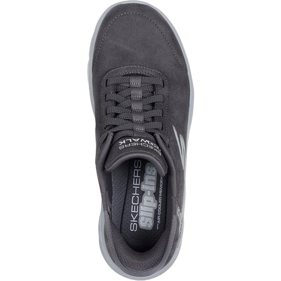 Skechers Go Walk Flex Mali Textile Damen Sneakers In Anthrazit - Image 3