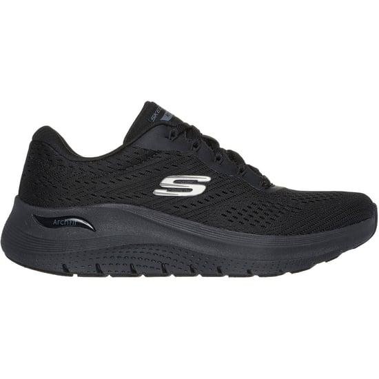 Skechers Arch Fit 2.0 Big League Polyester Damen Schwarze Sneaker - Image 5