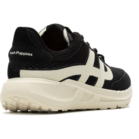 Hush Puppies Seventy8 Retro Runner Herren Sneaker Aus Schwarzem Wildleder - Image 2