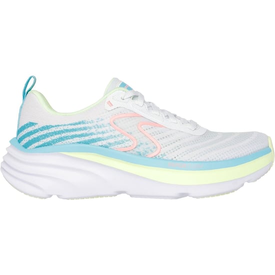 Skechers Performance D'Lux Vapor Cool Breeze Textile Damen Weiß/Multi Sneakers - Image 5