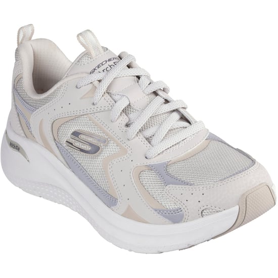 Skechers Arch Fit 2.0 Vintage Luxe Leder Damenschuhe Natural - Image 1