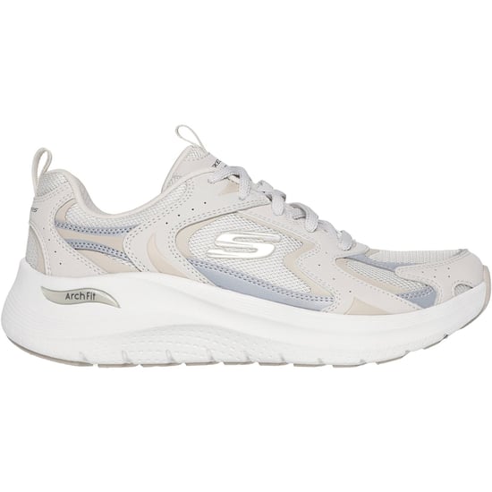 Skechers Arch Fit 2.0 Vintage Luxe Leder Damenschuhe Natural - Image 2