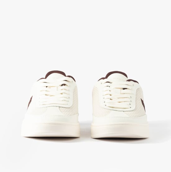Tommy Hilfiger Th Heritage Sneaker Damen Trainingsschuhe Weiß/Burgunder Samt - Image 4