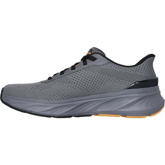 Skechers Edgeride Textile Herren Sneaker In Anthrazit/gelb - Image 4