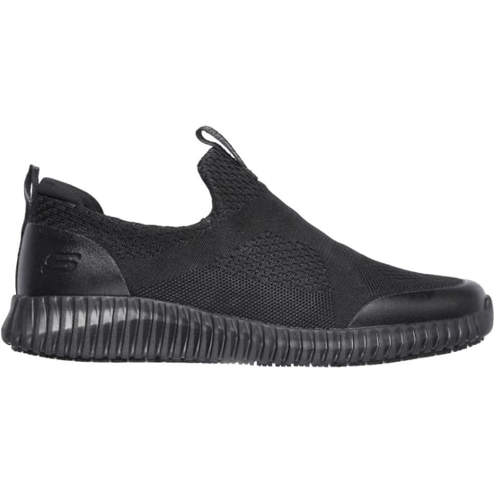 Skechers Workwear Cessnock Textile Herrenschwarze Sneakers - Image 3