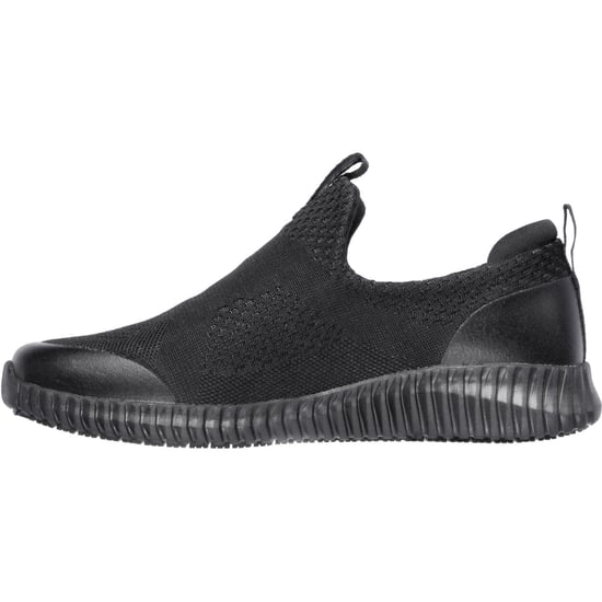 Skechers Workwear Cessnock Textile Herrenschwarze Sneakers - Image 5