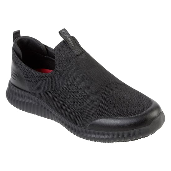 Skechers Workwear Cessnock Textile Herrenschwarze Sneakers - Image 6