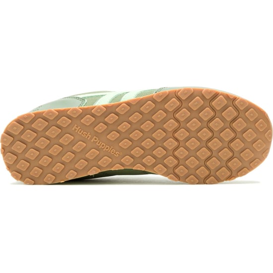 Hush Puppies Seventy8 Damen Sneaker Aus Leder In Olivgrün - Image 3