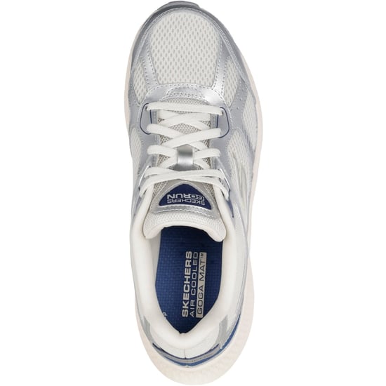 Skechers GO RUN Consistent 2.0 Volt Ledersneaker Für Damen In Silber/navy - Image 3