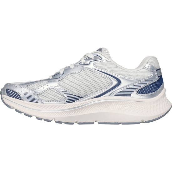 Skechers GO RUN Consistent 2.0 Volt Ledersneaker Für Damen In Silber/navy - Image 4